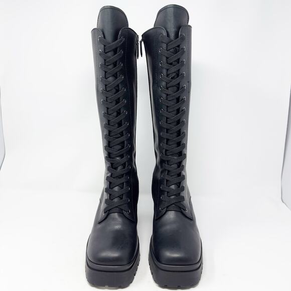 Miu Miu Black Military Combat Boots Size 41 - Picture 2 of 13